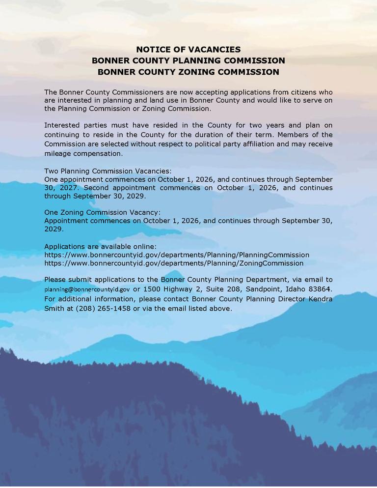 8-2026 Planning Commission and Zoning Commission vacancy ad for Bee_768